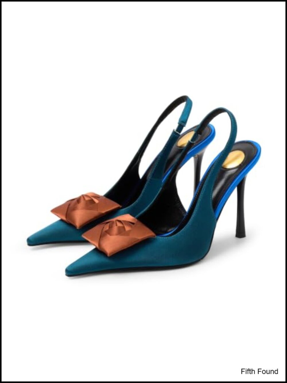 Satin Pointed Toe Slingback Stiletto Heel Pumps Evening Party Heeled Sandals